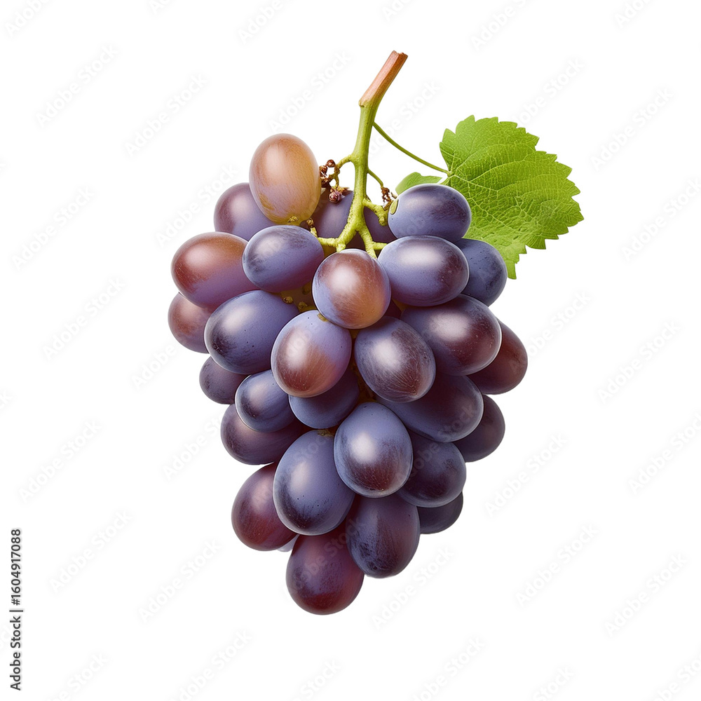 Fototapeta premium Purple Grape Fruit PNG Image Without Background