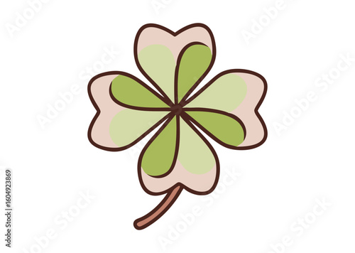 Shamrock clover leaf Vector Illustration
