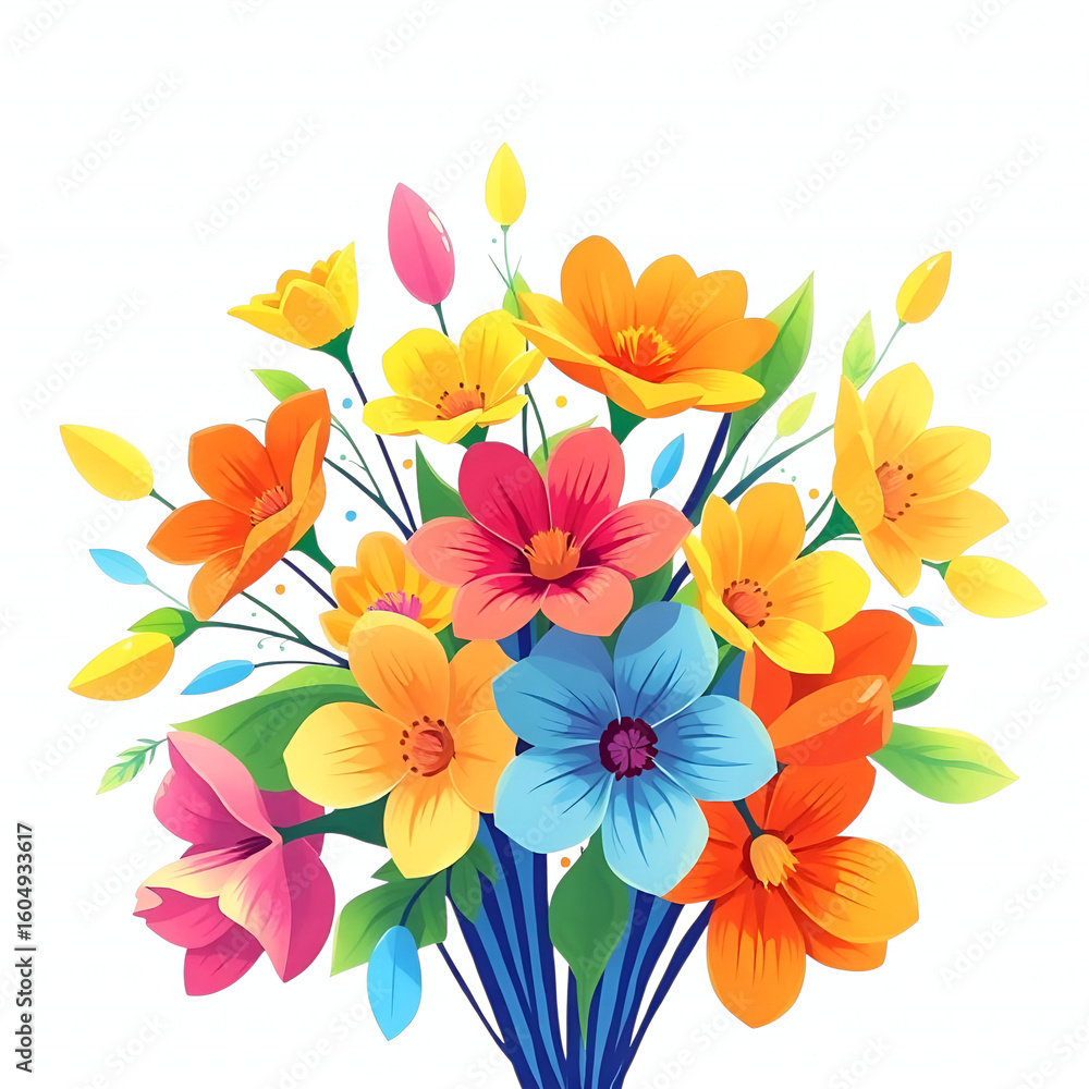 Fototapeta premium colorful flower background