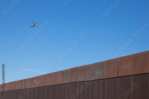 Aerial Patrol over Ciudad Juarez Border