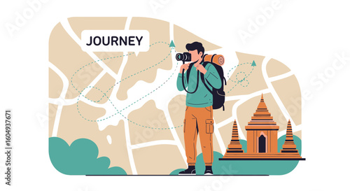Capturing Moments Tourist Adventure Travel Photography Exploring New Destinations
