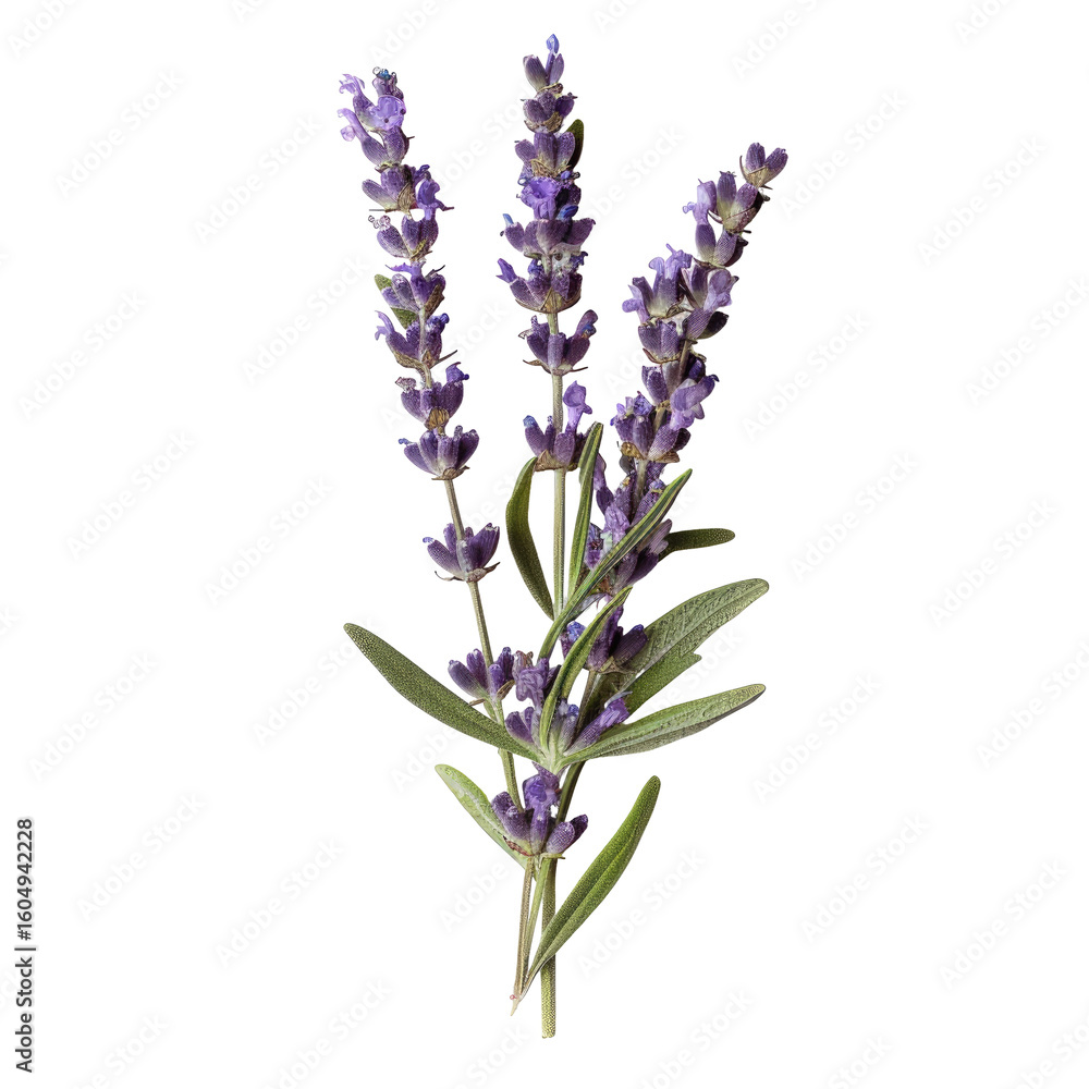 Naklejka premium Close-up of a lavender sprig