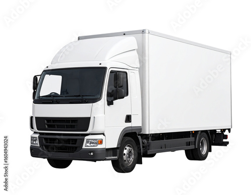  Courier Van with Space for Branding PNG