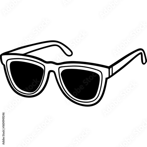 Sunglasses Icon Silhouette