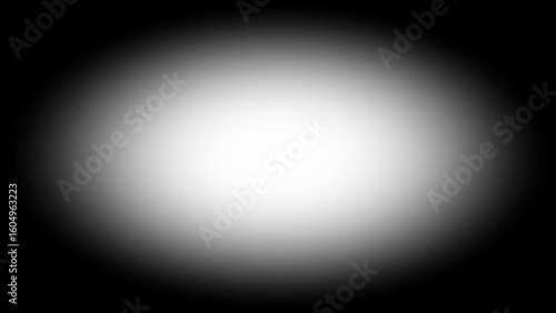 Vignette oval edges on transparent background overlay,  in 16:9 aspect ratio.