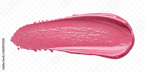 realistic 3d smooth glossy lipstick or paint swatch smear smudge in different color style isolated on white background	