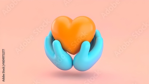 heart shaped water drop