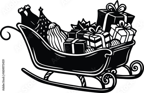 sleigh full of presents