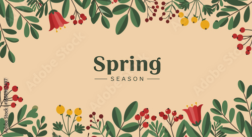 Celebrate the Vibrant Colors and Fresh Blooms of the Enchanting Spring Season with Nature's Delicate Floral Arrangements