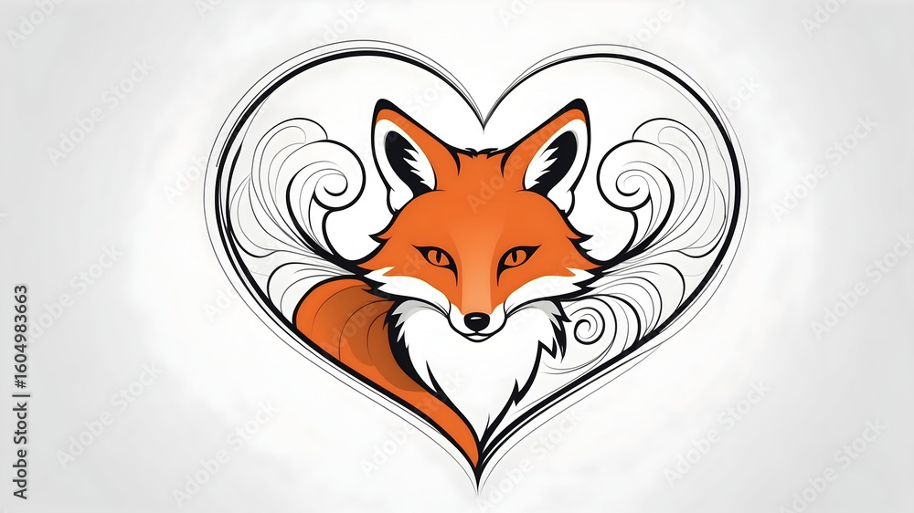 Obraz premium Fox Vector, Fox Illustration Vector, Fox Vector Art