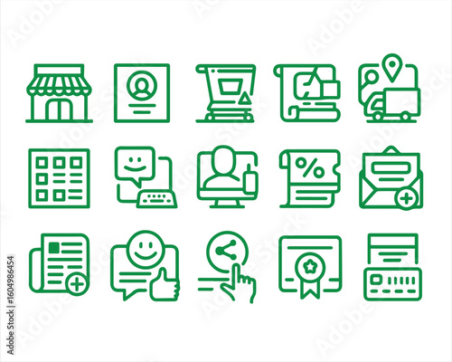 Website shop related, pixel perfect, editable stroke, up scalable vector icon
