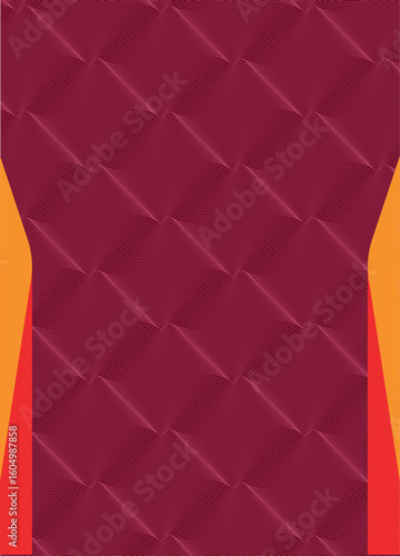 red texture lines with orange