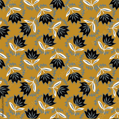 seamless pattern with flowers