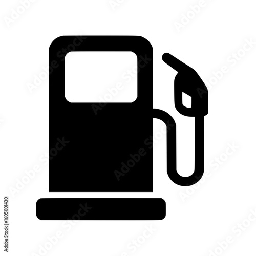 Fuel Pump Line Icon Vector Illustration