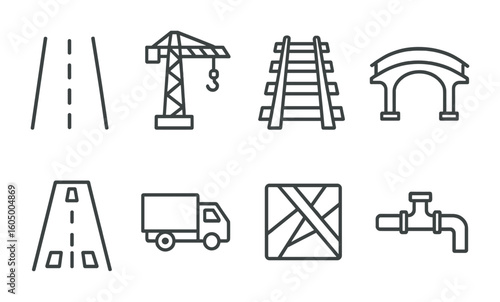 Infrastructure Icon Set