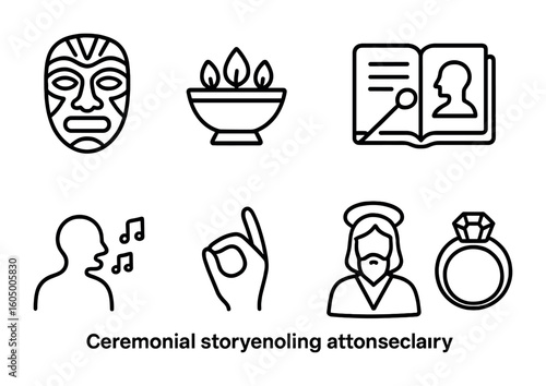 Ceremonial Storytelling Icons