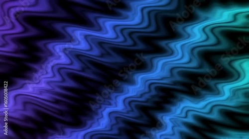 Abstract blue and black wavy pattern
