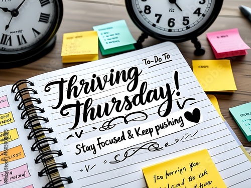 Thriving Thursday Planner Desk. (1)