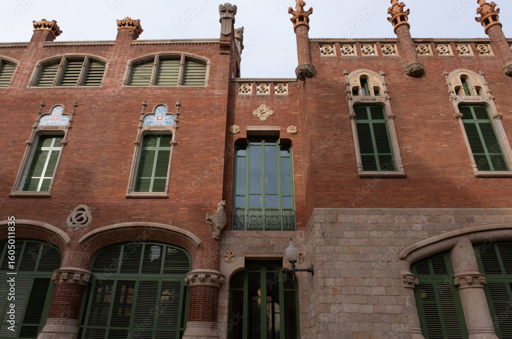 Obraz premium Barcelona Art Nouveau Museums, Spain. (Arquitectura modernista). Sant Pau hospital, Barcelona.