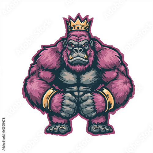 king kong vector illustration
