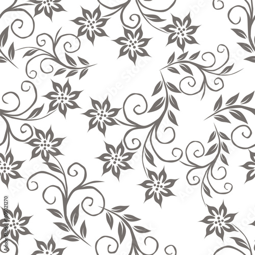 seamless pattern with flowers