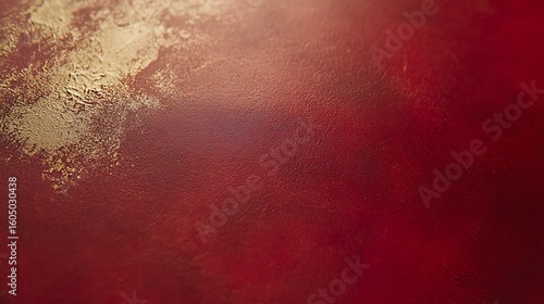 Textured burgundy surface with gold accents