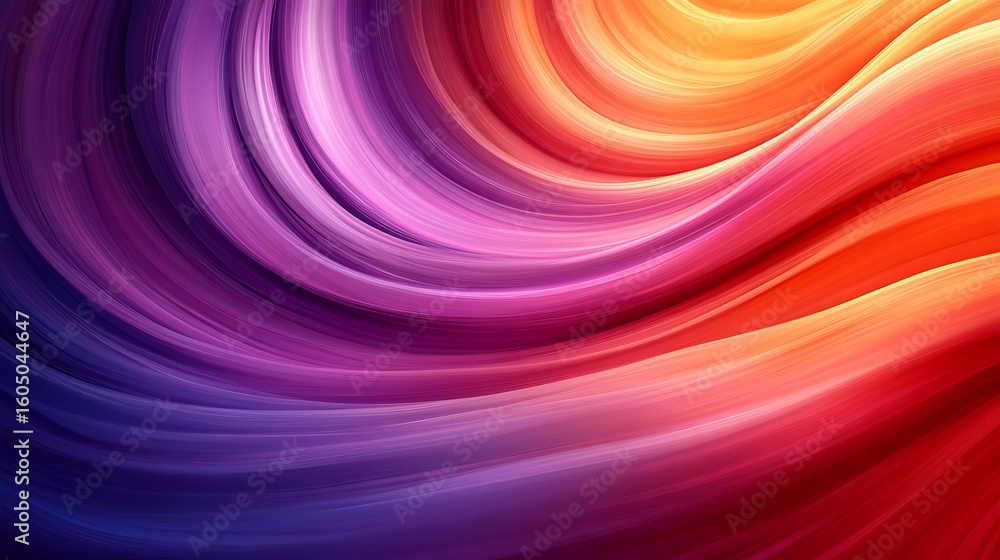 Obraz premium Abstract swirl of vibrant colors
