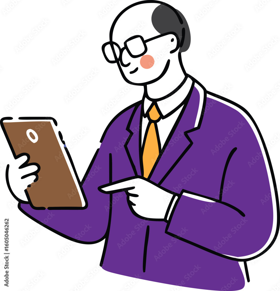 Businessman Using Digital Tablet Businessman Using Digital Tablet