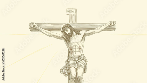Powerful Illustration of Jesus Christ at the Cross