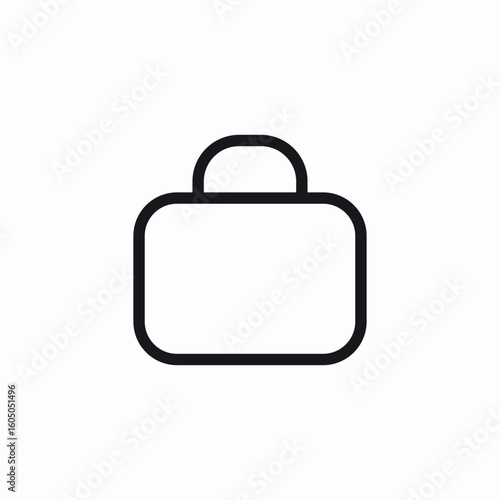 briefcase bag icon sign vector