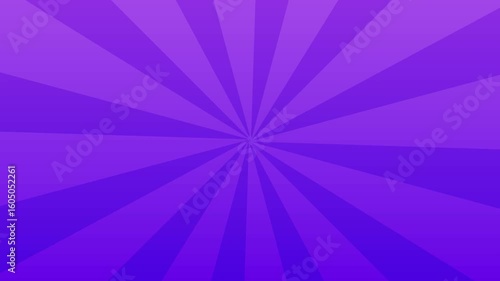 Animated spiral background. Seamless loop. Pop art Purple Haze color. retro sunburst background. Animation background