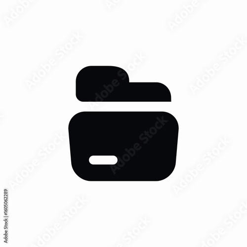 file folder icon sign vector