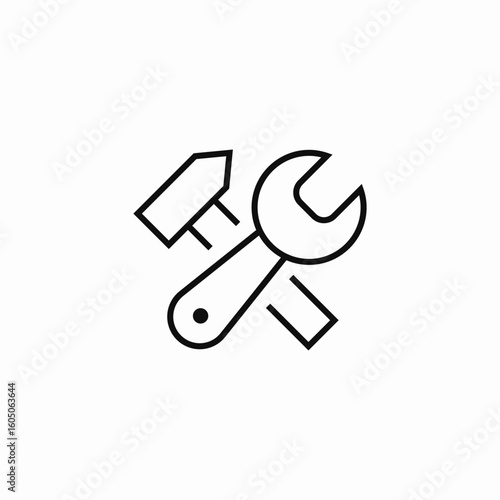 repair service icon sign vector