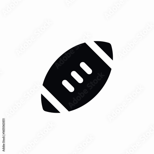 rugby game icon sign vector