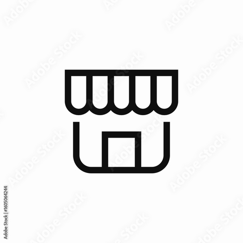 shop store icon sign vector