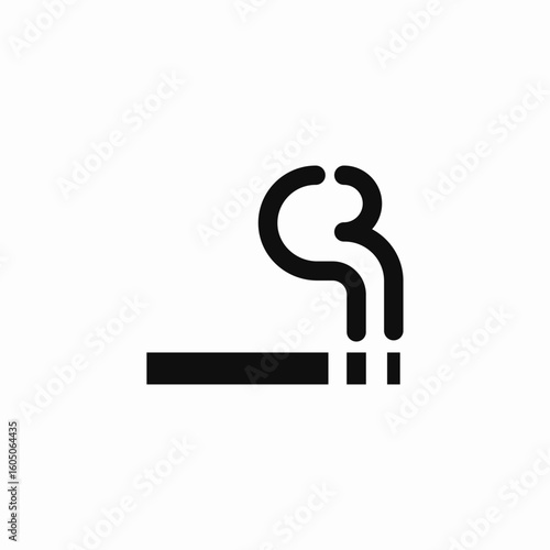 smoking cigarette icon sign vector