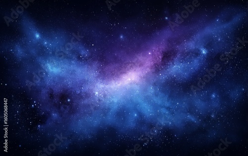 Colorful Nebula In Deep Space