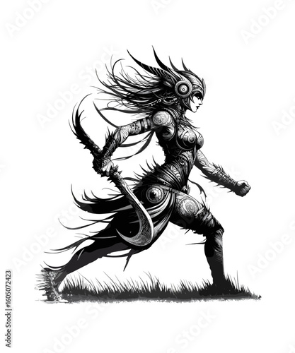 viking warrior shield maiden Valkyrie