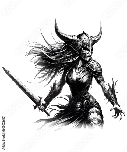viking warrior shield maiden Valkyrie