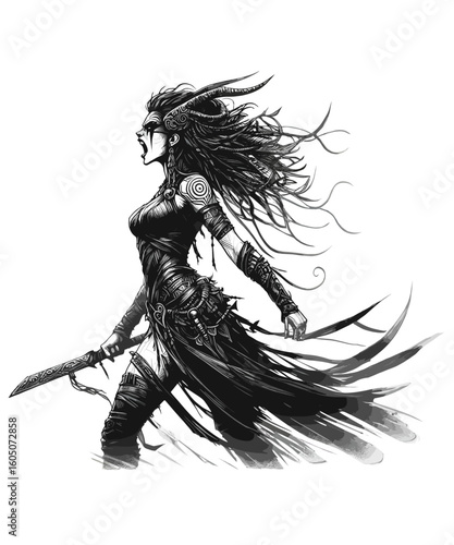 viking warrior shield maiden Valkyrie