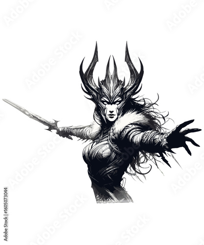 viking warrior shield maiden Valkyrie