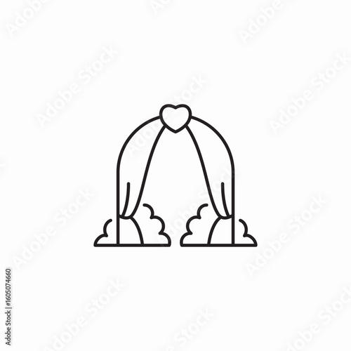 ceremony decoration icon sign vector