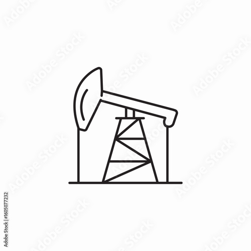 oil pump icon sign vector