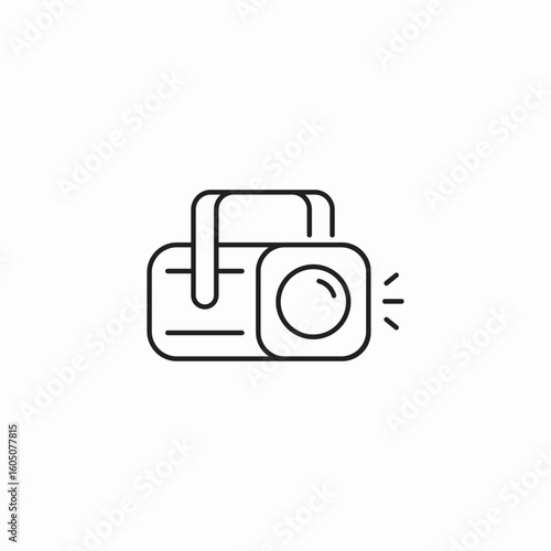 scene spotlight icon sign vector