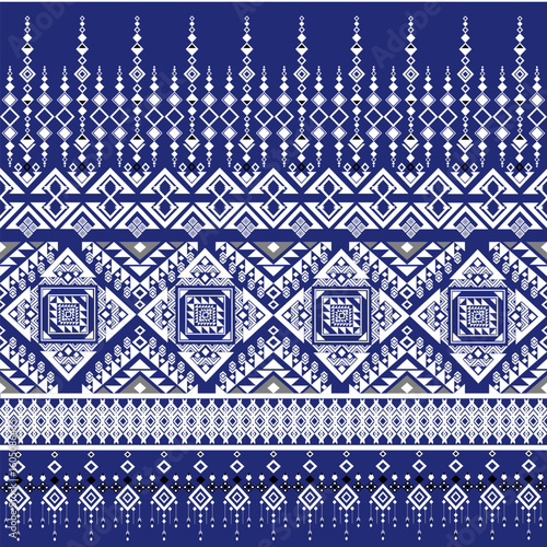 Geometric Ethnic Pattern Design fuses timeless cultural artistry with bold geometric structure, creating a visually striking style that resonates with both tradition and modern design. 