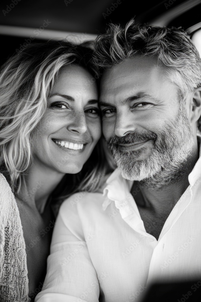 Fototapeta premium Couple celebrating together