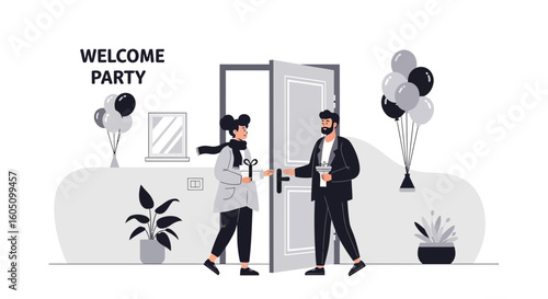 Couple Hosts A Housewarming Welcome Party For Friends And Family