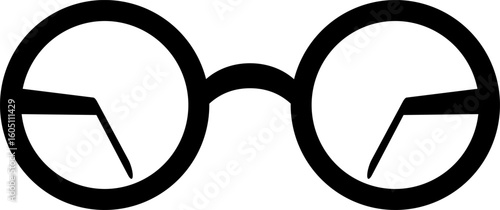 Vector de silueta de anteojos. Icono para folleto, sitio web y app.