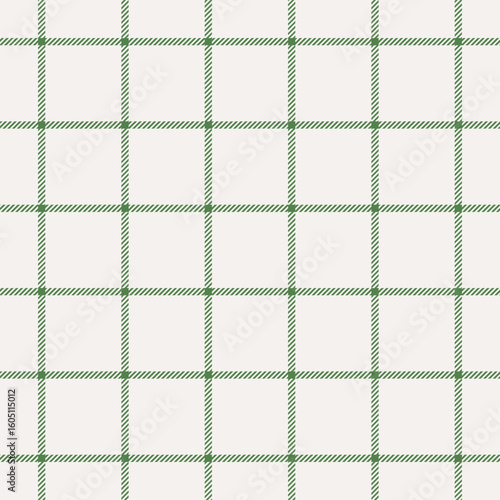 Plaid seamless pattern. Check line. Repeating tartan checks design. Repeated scotch stripe flannel. Scotland fabric prints. Gingham twill lattice. Repeat checkered strips weave. Vector illustration