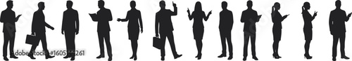 Business leadership concept, orange figure standing out, pointing upward, success symbol, corporate teamwork, crowd silhouette, motivation